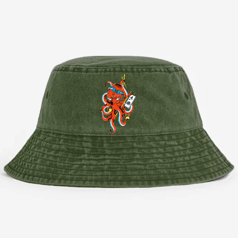 Osaka Takoyaki Vintage 100% Cotton Bucket Hat