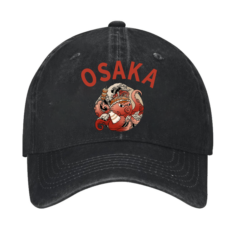 Osaka Drunken Octopus Vintage Cotton Cap