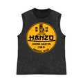 Hattori Hanzo Komainu Okinawa Japan Pure Cotton Wash-Dyed Sleeveless Tank Top