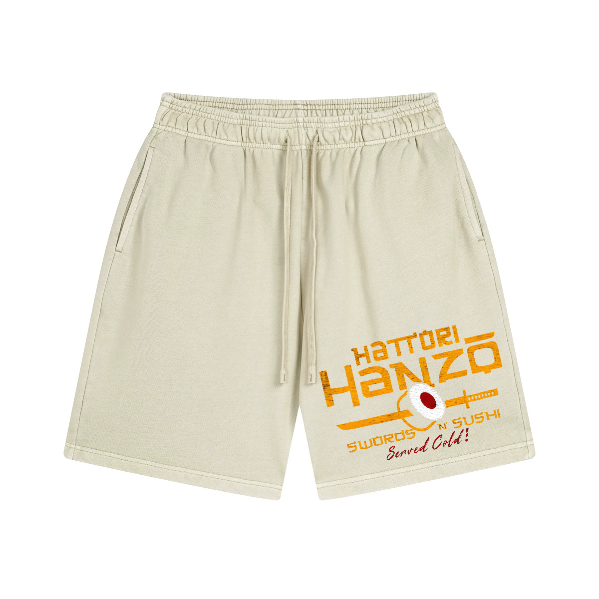 Knife Vintage Pure Thick Cotton Shorts