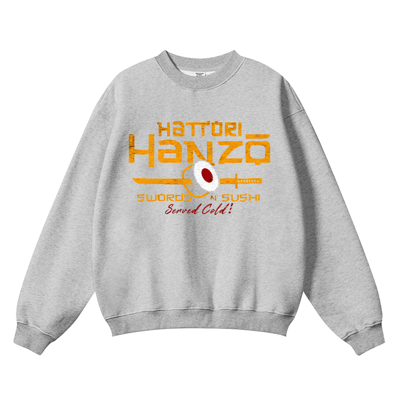 Hattori Hanzo Vintage Cotton Blend Crewneck Sweatshirt