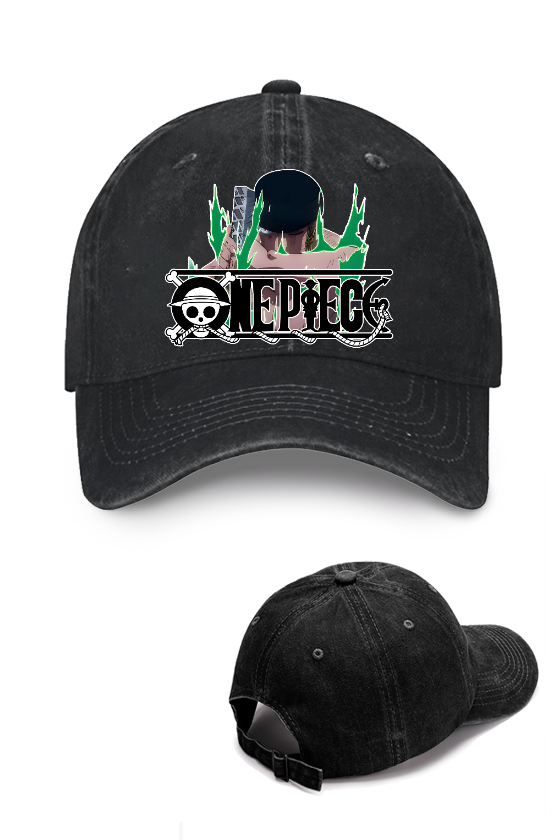 One Piece Roronoa Zoro Vintage Cotton Cap