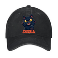 Catzilla Cat Kaiju Vintage Cotton Cap