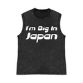 JAPAN Pure Cotton Wash-Dyed Sleeveless Tank Top