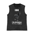 I Do Ketamine Horse Pure Cotton Wash-Dyed Sleeveless Tank Top