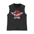 Ghibli Porco Rosso Pure Cotton Wash-Dyed Sleeveless Tank Top