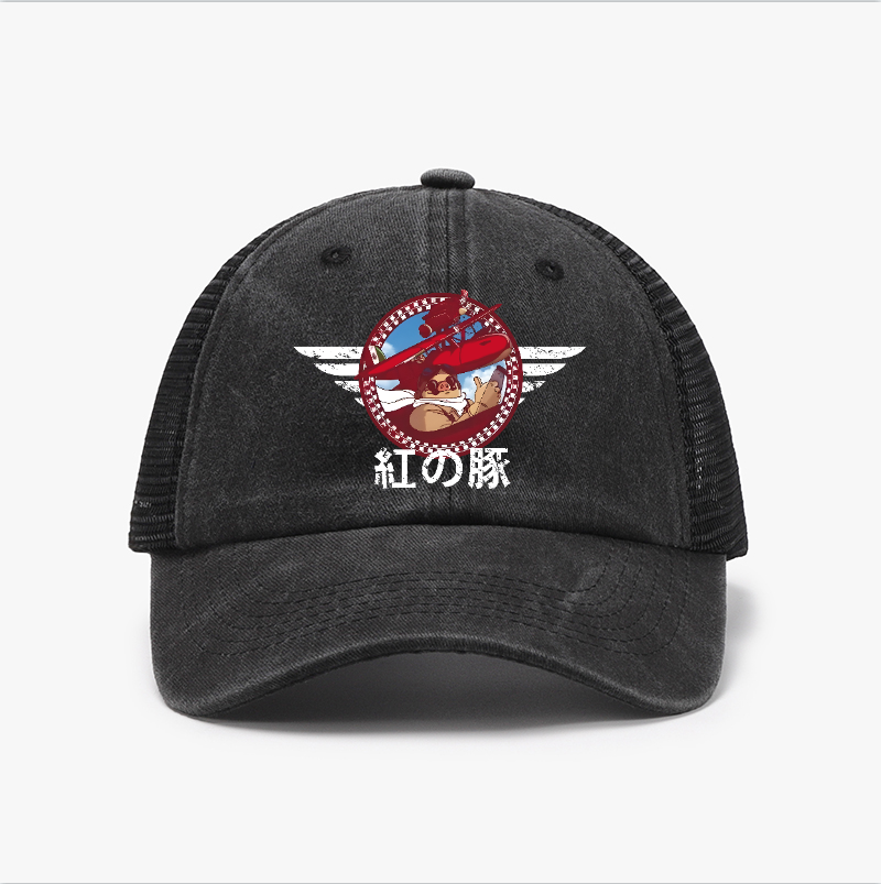 Ghibli Porco Vintage Cotton Breathable Hat