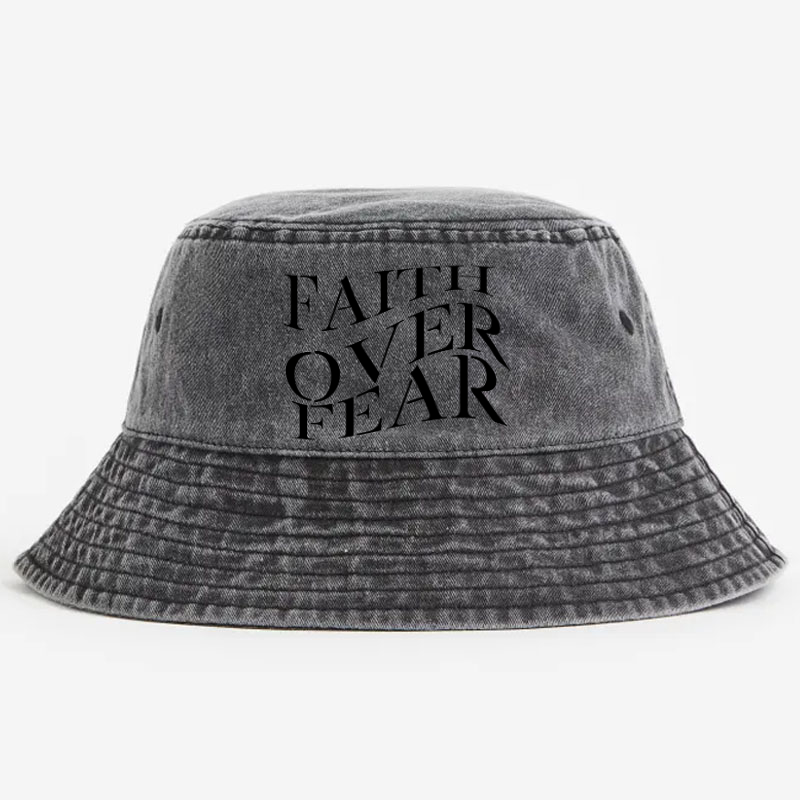 Easter Faith Vintage 100% Cotton Bucket Hat