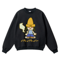 PaRappa the Rapper Vintage Cotton Blend Crewneck Sweatshirt