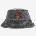 Samurai Frog Vintage 100% Cotton Bucket Hat