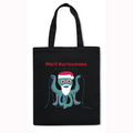 Christmas Octopus Japanese Style Canvas Tote Bag