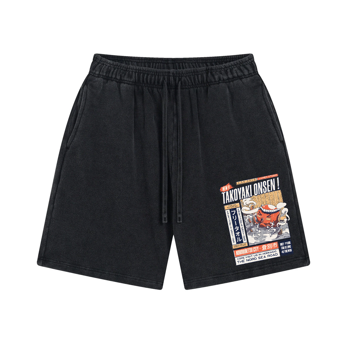 Octopus Vintage Pure Thick Cotton Shorts