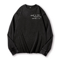 What Is Happening Vintage Washed Cotton Back Art Long-sleeve T-shirt