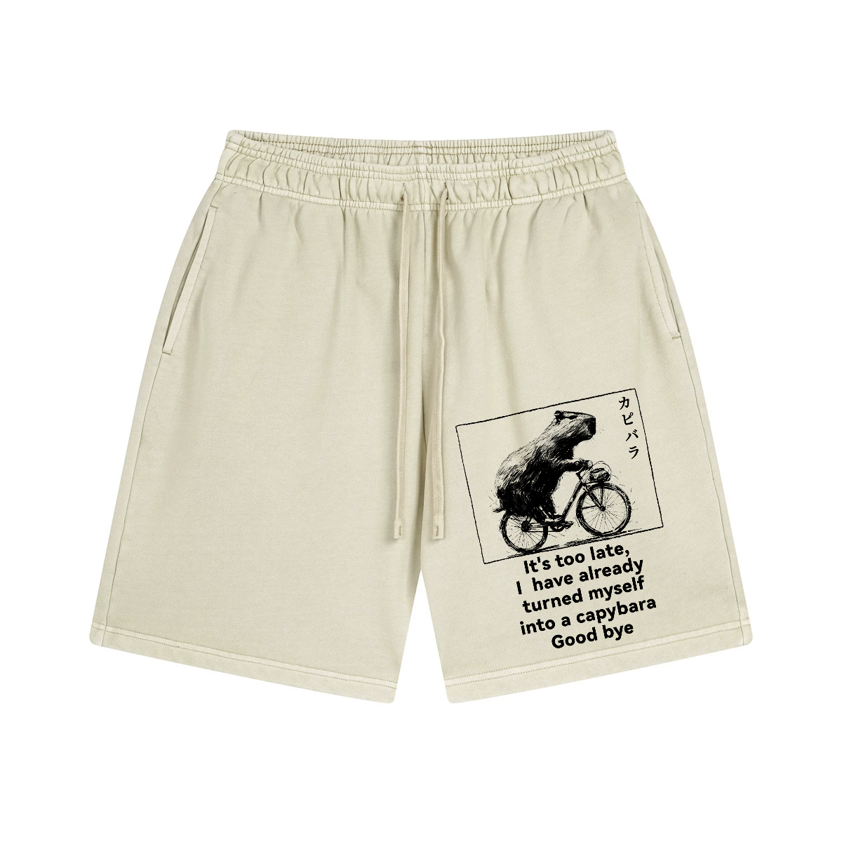Capybara Vintage Pure Thick Cotton Shorts