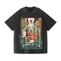 Asahi Breweries Beer Vintage Wash Japanese Design T-Shirt