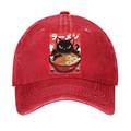 Ramen Cat Vintage Cotton Cap