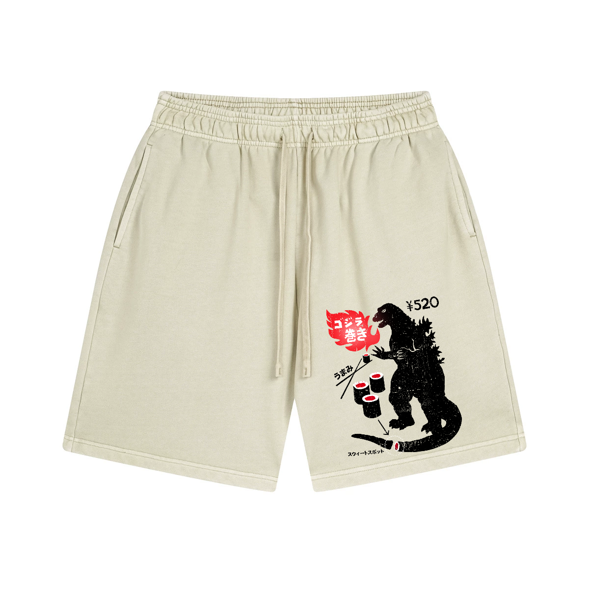 Kaiju Vintage Pure Thick Cotton Shorts