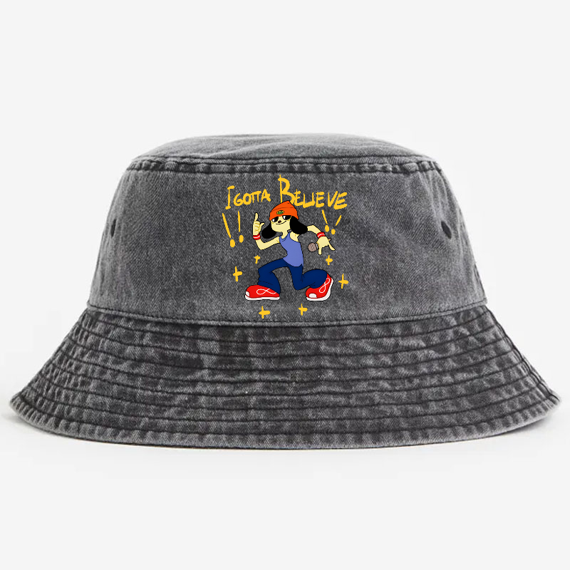PaRappa the Rapper Vintage 100% Cotton Bucket Hat