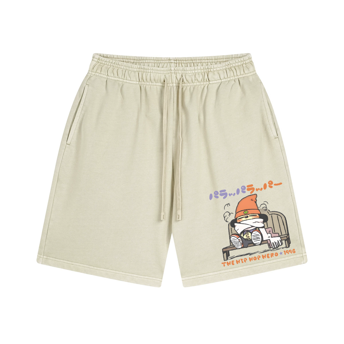 PaRappa the Rapper Vintage Pure Thick Cotton Shorts