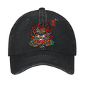 Samurai Frog Vintage Cotton Cap
