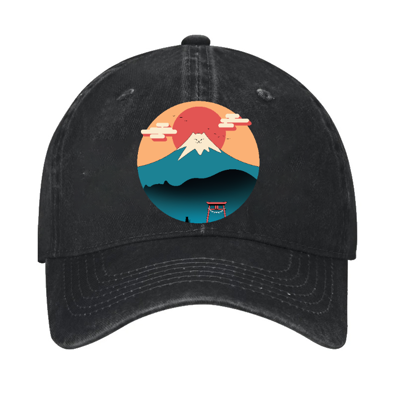 Cat Mountain Vintage Cotton Cap