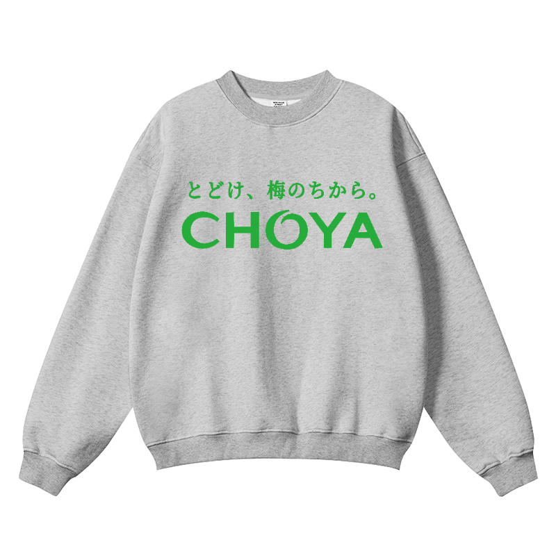 Choya Vintage Cotton Blend Crewneck Sweatshirt