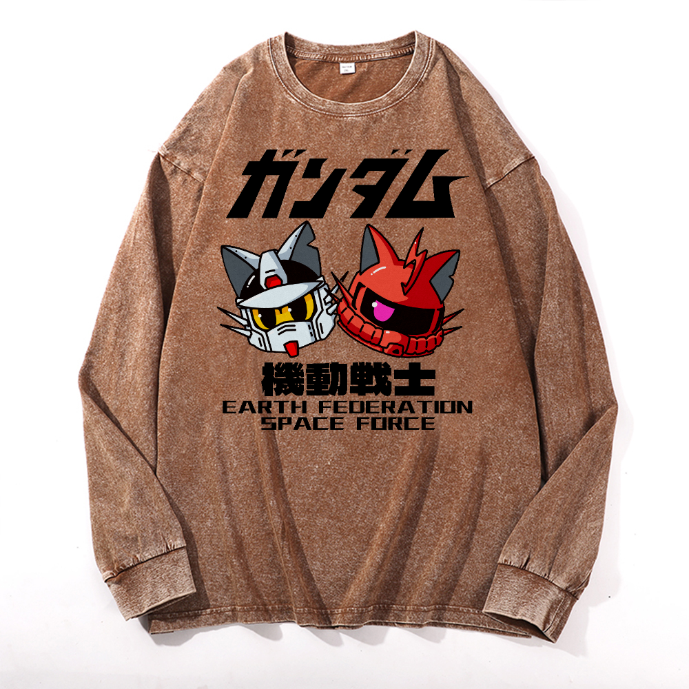 E.F.S.F. Vintage Cotton Wash Long-sleeve T-shirt