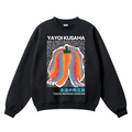 Yayoi Kusama Pumpkin Vintage Cotton Blend Crewneck Sweatshirt