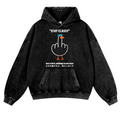 Stay Classy Bird Vintage Washed Thick Cotton Hoodie