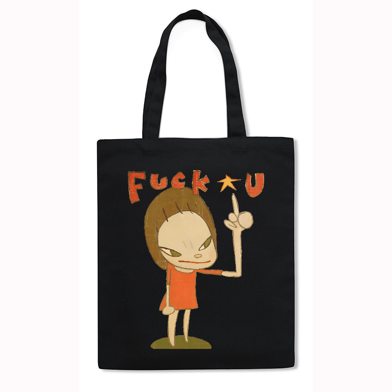 Yoshitomo Nara Japanese Style Canvas Tote Bag