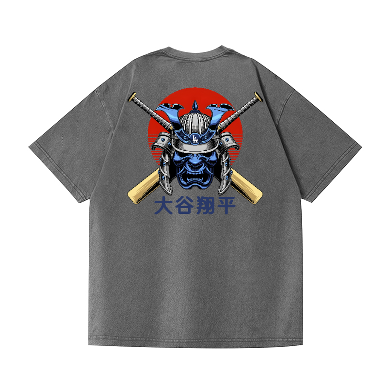 Dodgers Dream Ōtani Shōhei  Vintage Wash Japanese Design Back Art T-Shirt