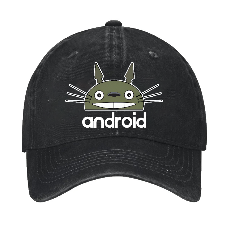 Ghibli Totoro Android Vintage Cotton Cap