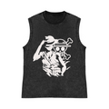 Pure Cotton Wash-Dyed Sleeveless Tank Top
