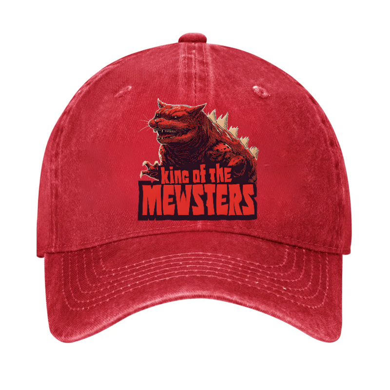 Catzilla Cat Kaiju Vintage Cotton Cap