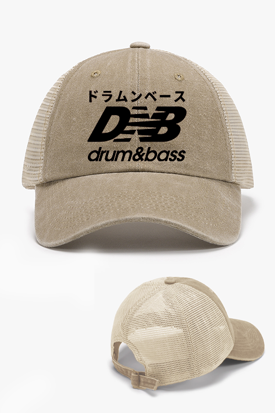 Drum&Bass Vintage Cotton Breathable Hat
