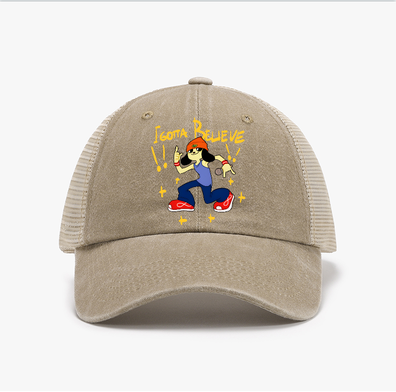 PaRappa the Rapper Vintage Cotton Breathable Hat