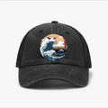 Ukiyoe Wave Vintage Cotton Breathable Hat
