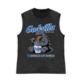 Kaiju Cup Noodles Pure Cotton Wash-Dyed Sleeveless Tank Top