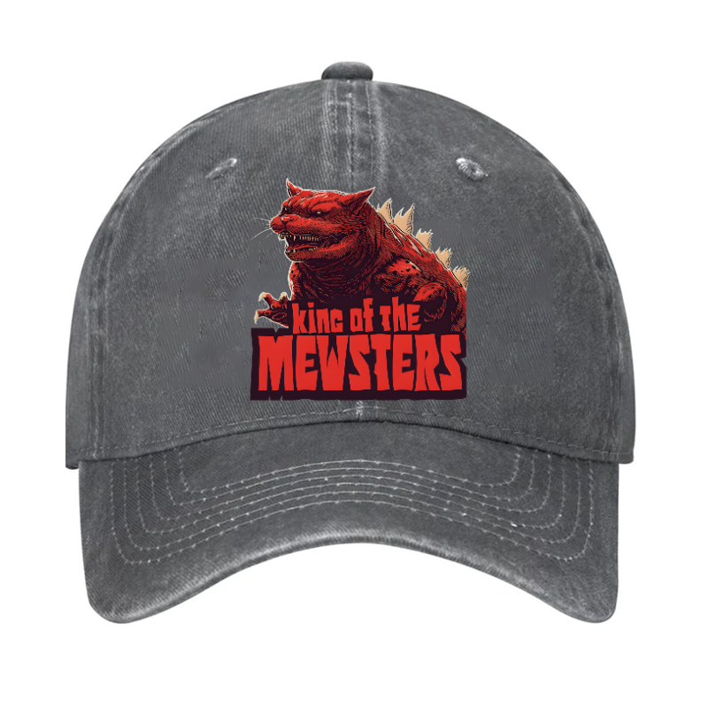 Catzilla Cat Kaiju Vintage Cotton Cap