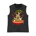 Bonsai Ramen Pure Cotton Wash-Dyed Sleeveless Tank Top