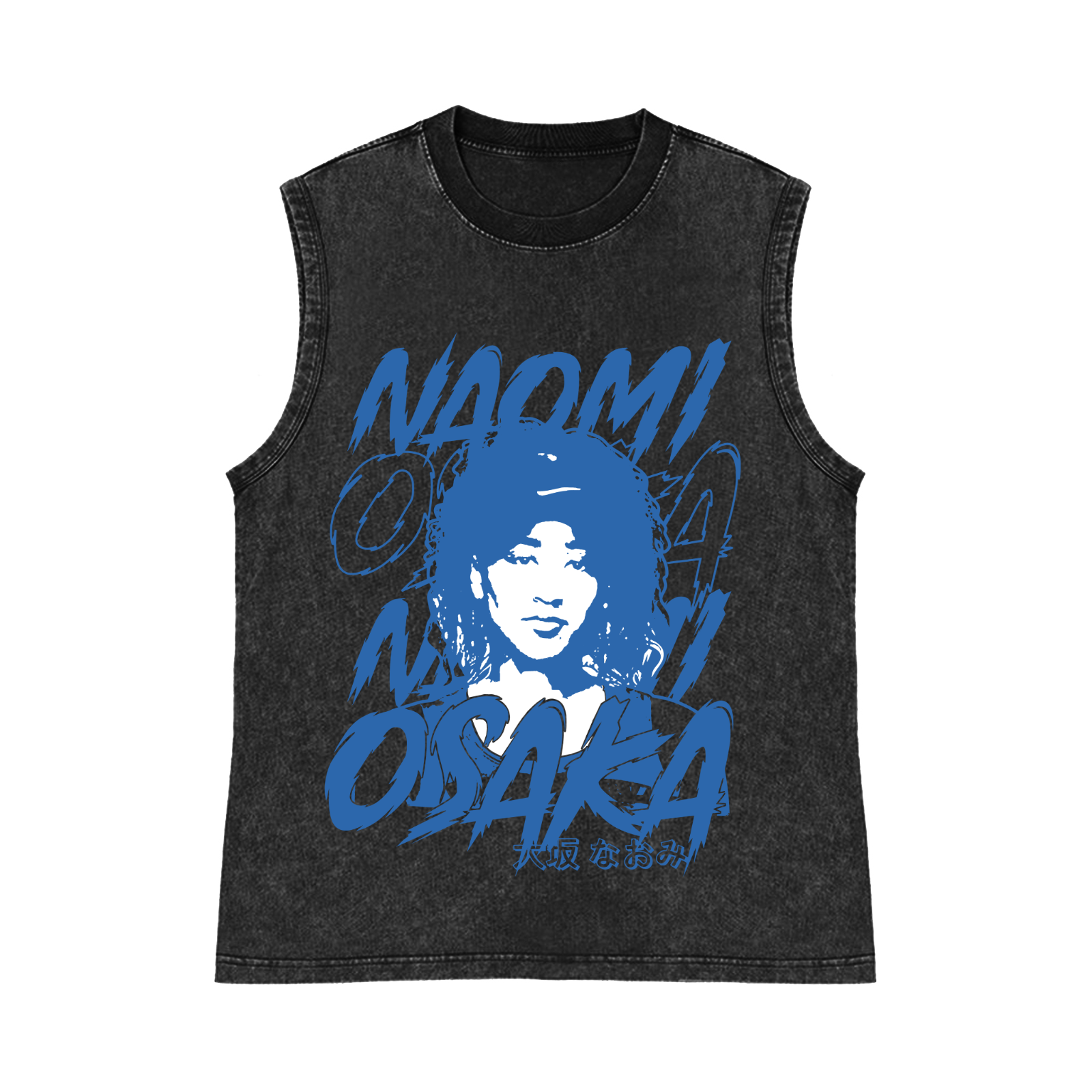 Naomi Osaka Pure Cotton Wash-Dyed Sleeveless Tank Top