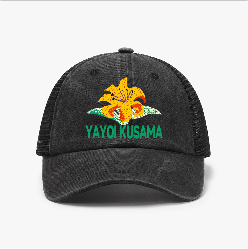 Yayoi Kusama Flower Vintage Cotton Breathable Hat