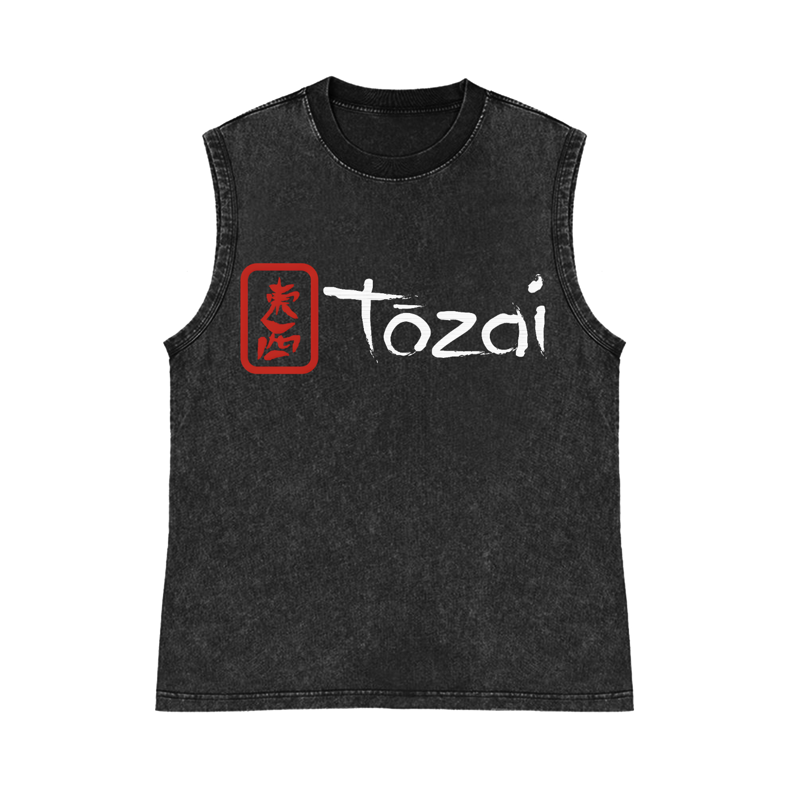 Tozai Sake Pure Cotton Wash-Dyed Sleeveless Tank Top