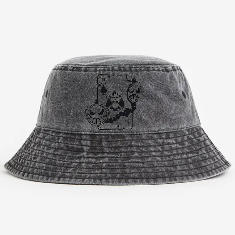 Salon Skull Vintage 100% Cotton Bucket Hat