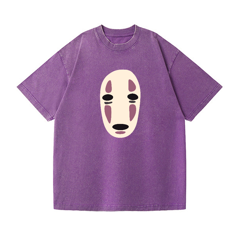 Ghibli No Face Kaonashi Vintage Wash Japanese Design T-Shirt