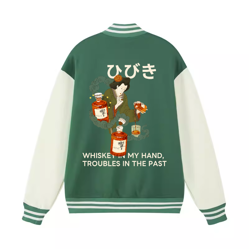 Hibiki Whisky Vintage Cotton Varsity Jacket