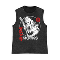 Rock Kaiju Pure Cotton Wash-Dyed Sleeveless Tank Top
