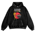 Ramen Vintage Washed Thick Cotton Hoodie