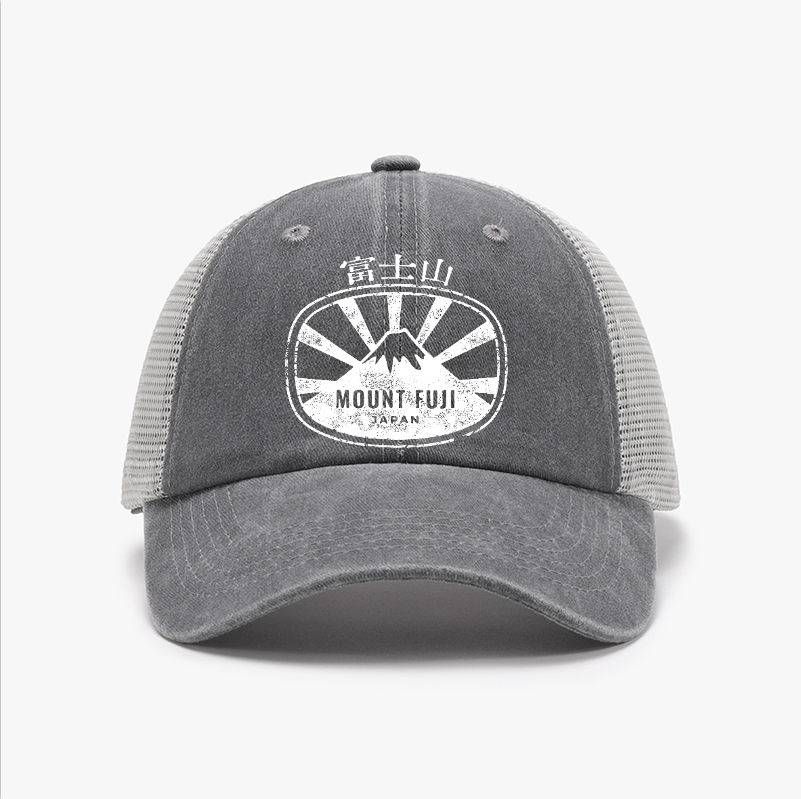Fuji Mount Vintage Cotton Breathable Hat