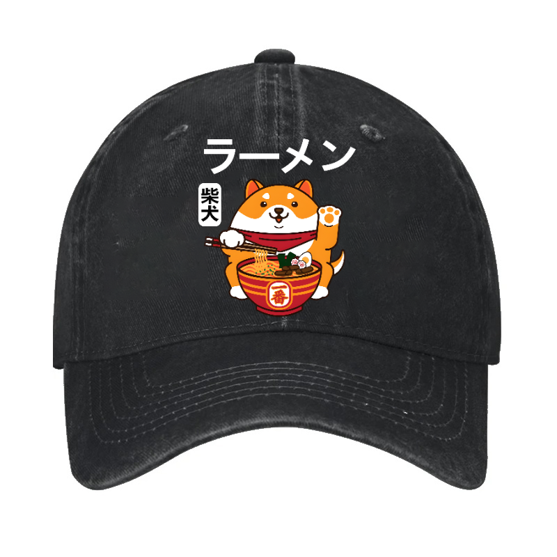 Shiba Ramen Vintage Cotton Cap